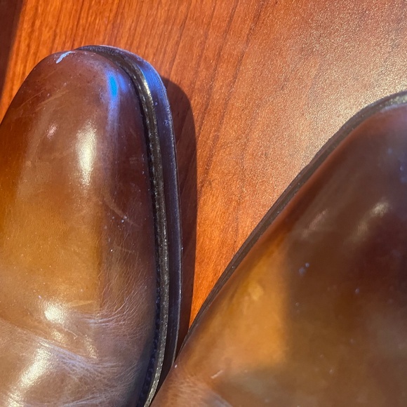 Magnanni light brown double monks size 8 1/2 main image 8